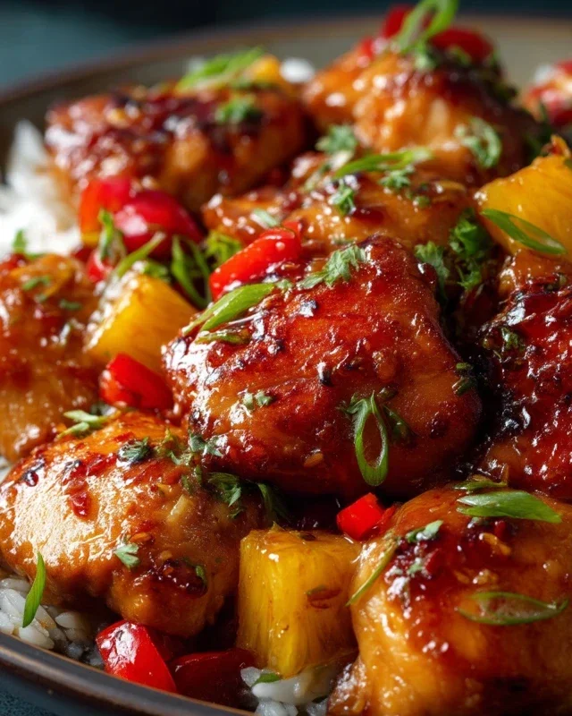 Hawaiian Chicken Sheet Pan