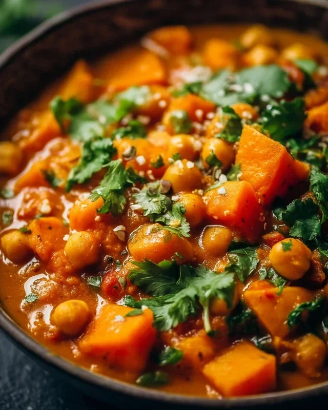 Sweet Potato and Chickpea Curry
