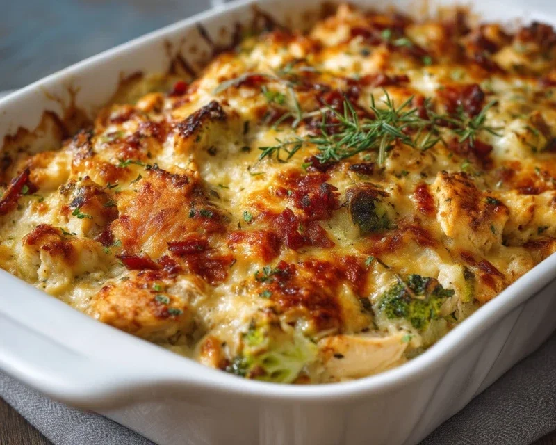 Easy Low Carb Chicken Casserole
