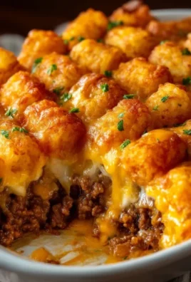 Tater Tot Casserole with Ground Beef