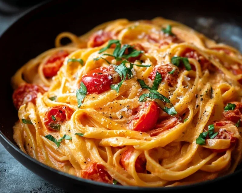 Easy One Pot Creamy Tomato Pasta